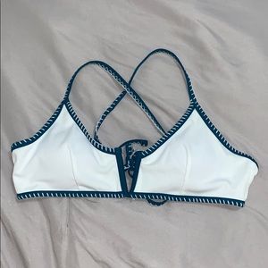 White Shein bikini top